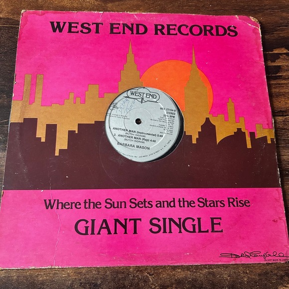 West End Records Other - Barbara Mason Another Man 12" Vinyl Single West End Records WES 22164 1983